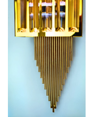 Pramit Gold Duvar Aplik Pilli Ve Elektrikli Ledli Duvar Aplik, Tak Çalıştır, 1 Adet